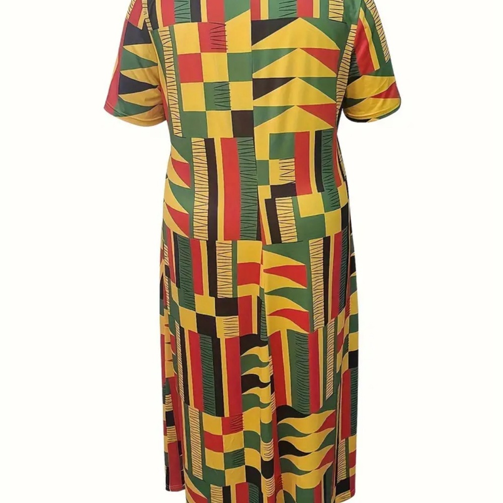 Color bloc Geo dress - Picture 4 of 5